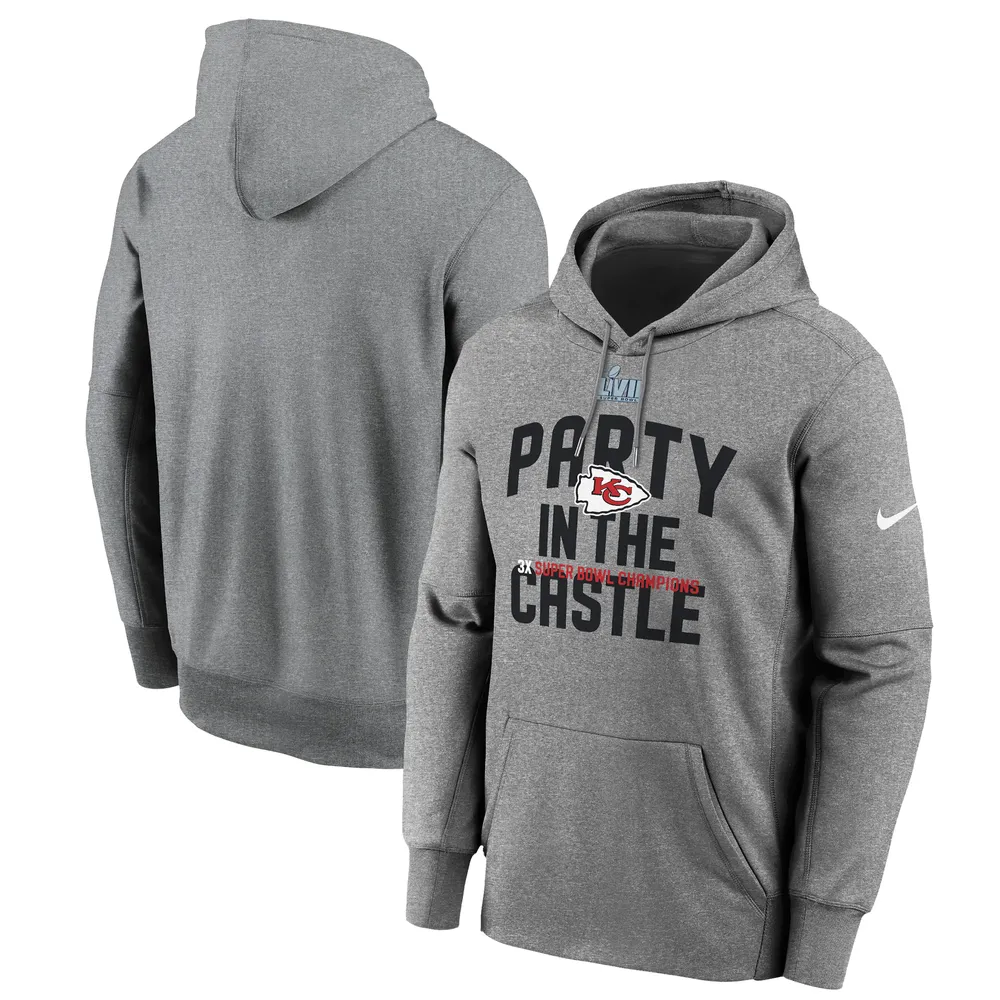 NFL Kansas City Chiefs Men's Pullover Hoodie, Gray, X-Large