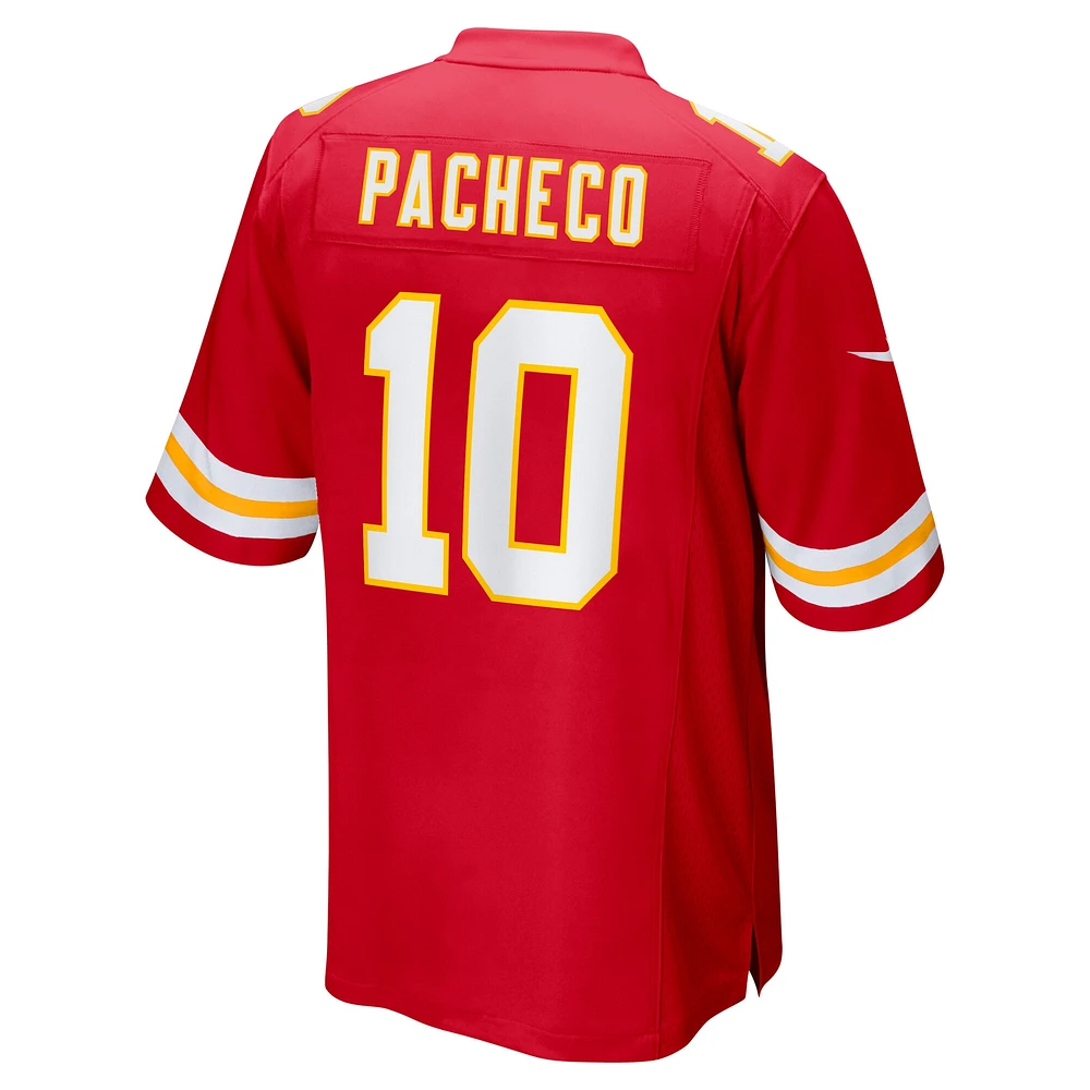 Men's Nike Isiah Pacheco Red Kansas City Chiefs Super Bowl LIX Game Jersey