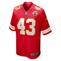 Men's Nike Jack Cochrane Red Kansas City Chiefs Game Player Jersey