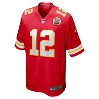 Men's Nike Jared Wiley  Red Kansas City Chiefs Game Jersey