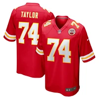 Maillot de joueur match Nike Jawaan Taylor pour hommes des Chiefs Kansas City, rouge