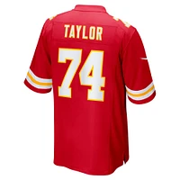 Maillot de joueur match Nike Jawaan Taylor pour hommes des Chiefs Kansas City, rouge