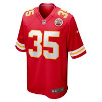 Men's Nike Jaylen Watson Red Kansas City Chiefs Game Player Jersey