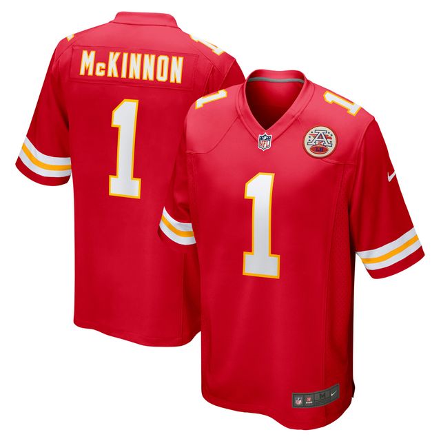 Maillot Nike Jerick McKinnon pour homme, rouge, joueur de match des Chiefs Kansas City