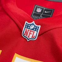 Men's Nike Josh Simmons Red Kansas City Chiefs 2025 NFL Draft First Round Pick Game Jersey