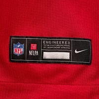 Men's Nike Josh Simmons Red Kansas City Chiefs 2025 NFL Draft First Round Pick Game Jersey