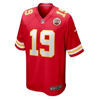 Men's Nike Kadarius Toney Red Kansas City Chiefs Game Player Jersey