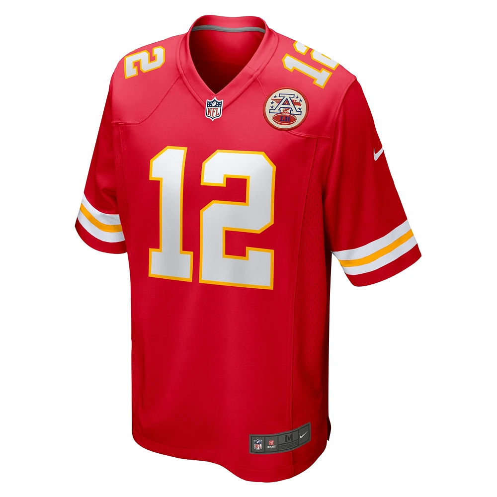 Maillot de match Nike Mecole Hardman pour hommes, rouge, Kansas City Chiefs