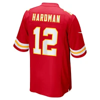 Maillot de match Nike Mecole Hardman pour hommes, rouge, Kansas City Chiefs