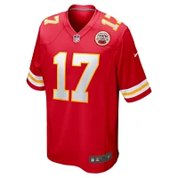 Men's Nike Mecole Hardman  Red Kansas City Chiefs Game Jersey