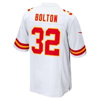 Men's Nike Nick Bolton White Kansas City Chiefs Away Game Player Jersey