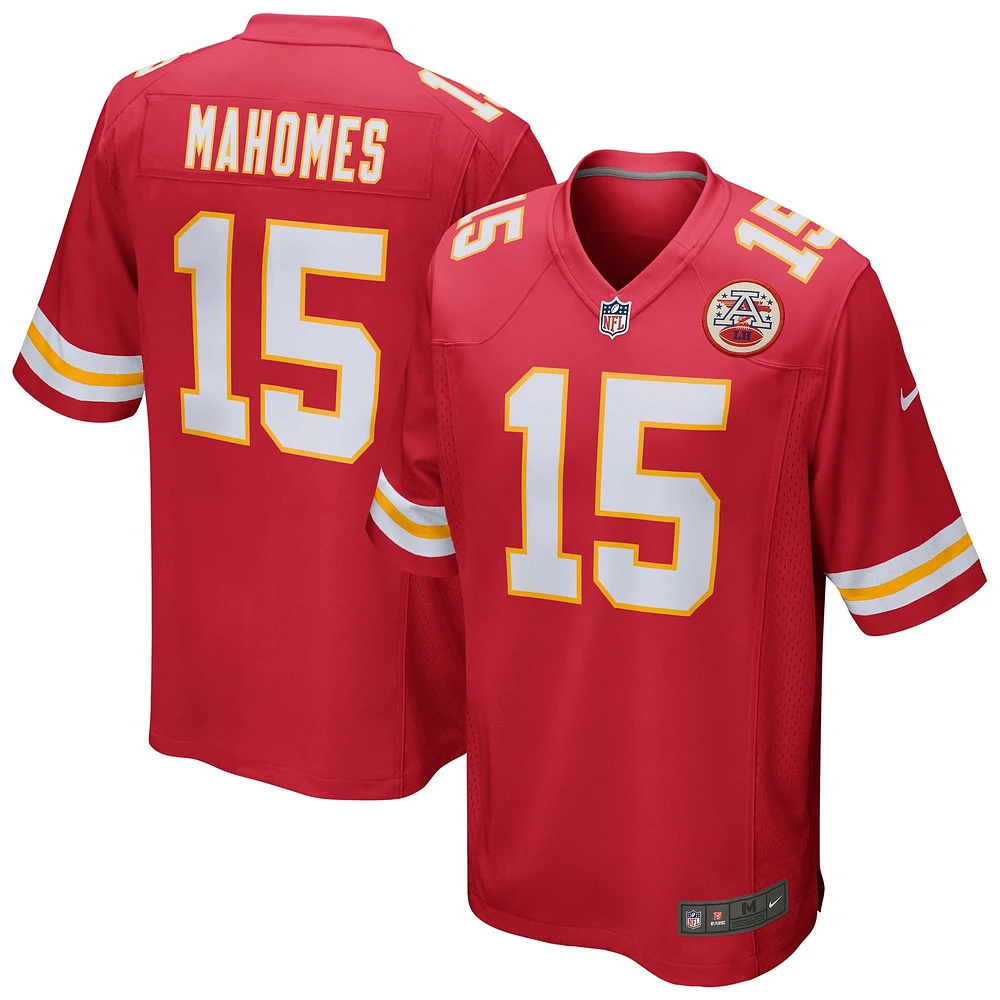 Men's Nike Patrick Mahomes Red Kansas City Chiefs Game Jersey