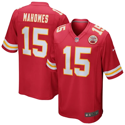 Maillot de match Nike Patrick Mahomes pour hommes, rouge, Kansas City Chiefs