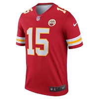 Haut Nike Patrick Mahomes rouge pour homme, joueur légendaire des Kansas City Chiefs