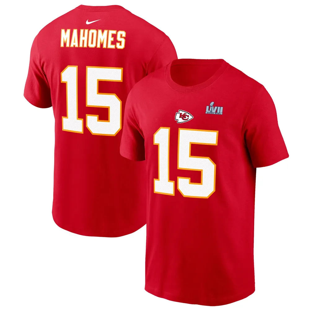 Lids Patrick Mahomes Kansas City Chiefs Nike Super Bowl LVII Name & Number T -Shirt