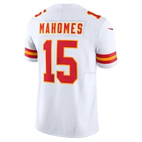 Nike Patrick Mahomes pour hommes Blanc Kansas City Chiefs Vapor F.U.S.E. Maillot limité