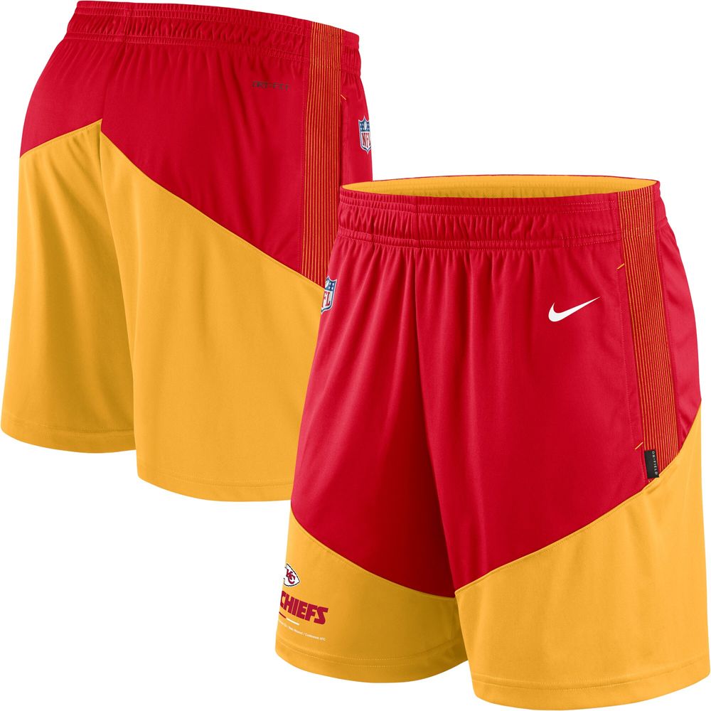 Men's Nike Red/Gold Kansas City Chiefs Primary Lockup Performance - Shorts