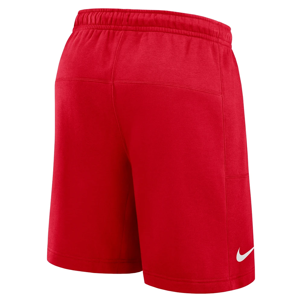 Short Nike rouge Kansas City Chiefs Arched Kicker pour homme