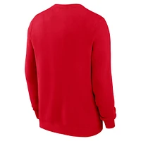 Sweat-shirt à capuche Nike rouge Kansas City Chiefs Club pour homme