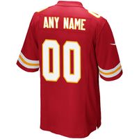 Men's Nike Red Kansas City Chiefs Custom - Game Jersey