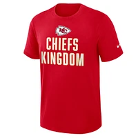 Men's Nike Red Kansas City Chiefs Direct Handoff Rewind Slub Performance T-Shirt