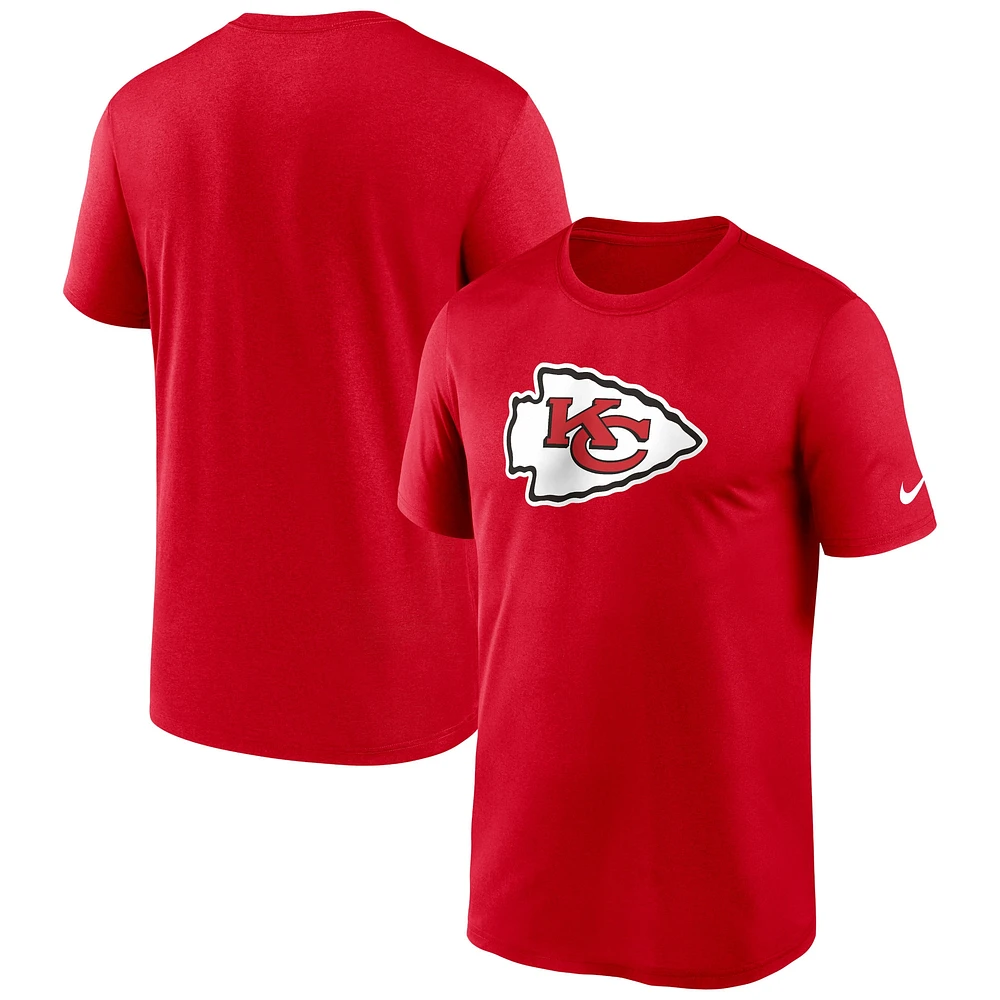 T-shirt Performance Nike rouge Kansas City Chiefs Legend Logo pour homme