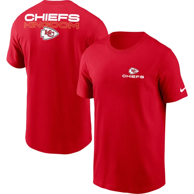 Men's Starter Red/White Kansas City Chiefs Halftime Long Sleeve T-Shirt