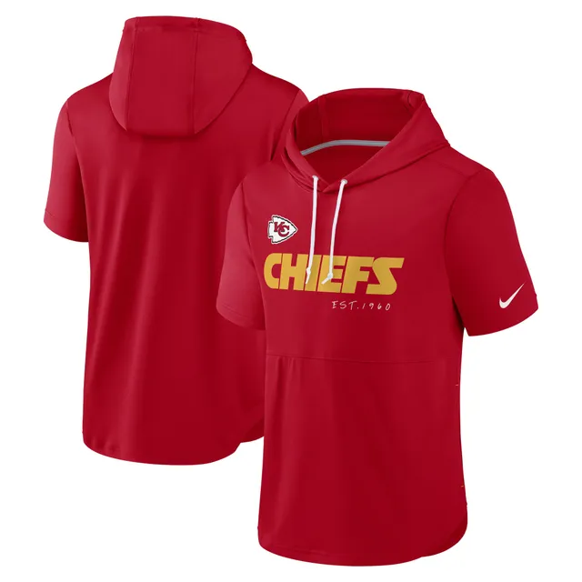 Kansas City Chiefs Nike Fan Gear Primary Logo Therma Performance Pullover Hoodie - Red