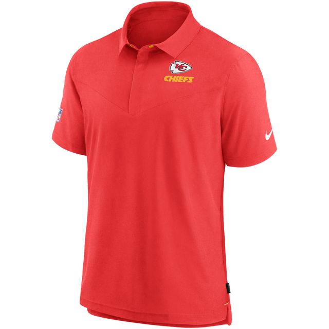 Polo Nike Kansas City Chiefs Sideline Lockup Performance pour homme, rouge