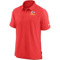 Men's Nike Red Kansas City Chiefs Sideline Lockup Performance Polo