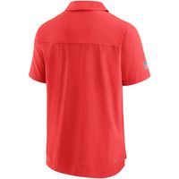 Men's Nike Red Kansas City Chiefs Sideline Lockup Performance Polo