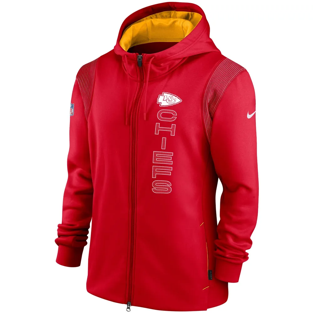 Nike Men's Nike Red Kansas City Chiefs Sideline Performance - Full-Zip  Hoodie