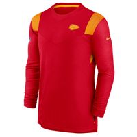 Men's Nike Red Kansas City Chiefs Sideline Performance Long Sleeve T-Shirt