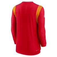 Men's Nike Red Kansas City Chiefs Sideline Performance Long Sleeve T-Shirt