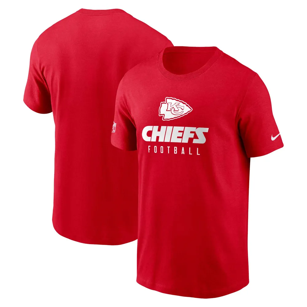 Nike Men's Nike Red Kansas City Chiefs Sideline Performance - T-Shirt