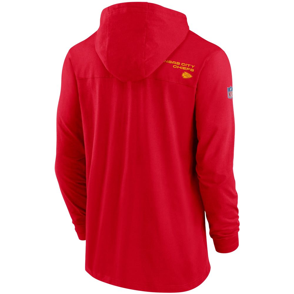 Men's Nike Red Kansas City Chiefs Sideline Performance Long