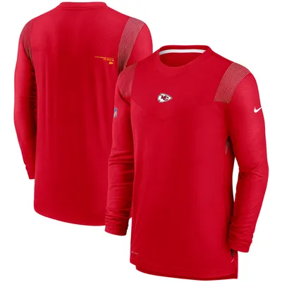 Nike Men's Kansas City Chiefs Sideline Alt Black Velocity Long Sleeve T- Shirt