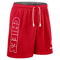 Men's Nike Red Kansas City Chiefs Sideline Reversible Performance Shorts