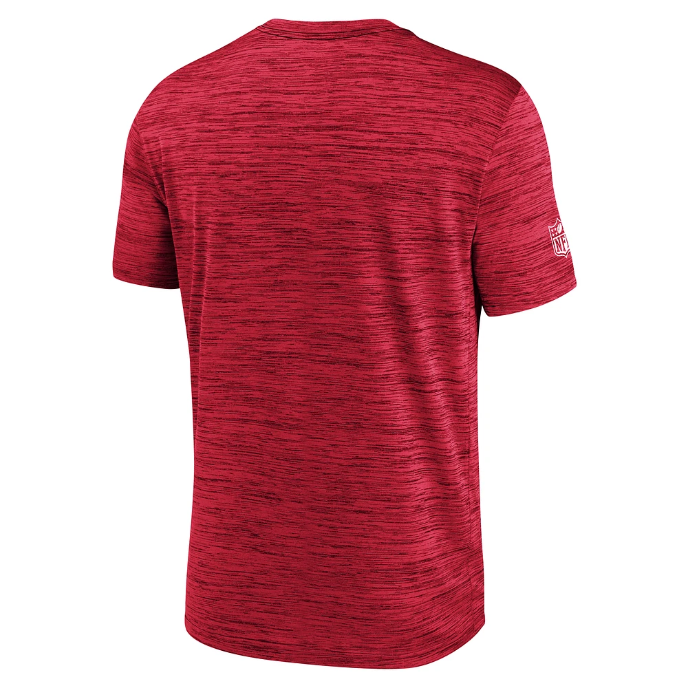 Men's Nike Red Kansas City Chiefs Sideline Velocity Performance T-Shirt