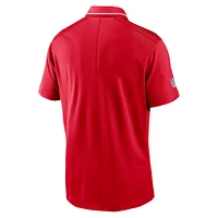 Polo Nike Kansas City Chiefs Sideline Victory Performance pour homme, rouge