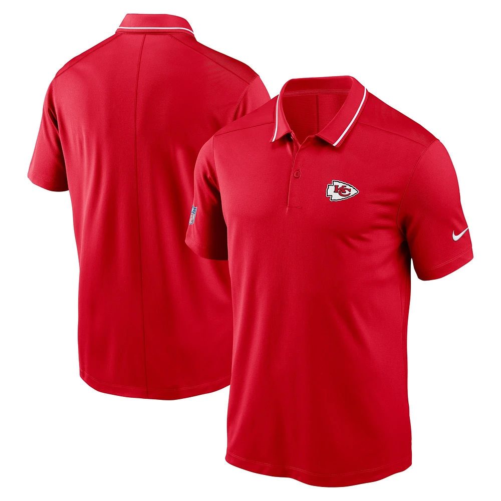 Polo Nike Kansas City Chiefs Sideline Victory Performance pour homme, rouge