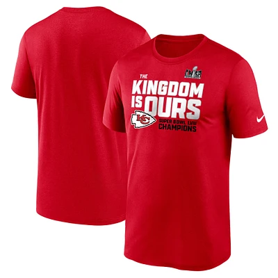 T-shirt de mode locale Nike rouge pour hommes des Chiefs Kansas City Super Bowl LVIII