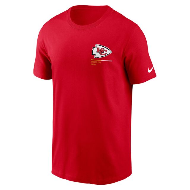 T-shirt Nike Kansas City Chiefs Team Incline rouge pour homme