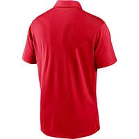 Polo Nike rouge Kansas City Chiefs Vapor Performance pour homme