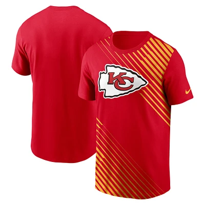 T-shirt Nike Kansas City Chiefs Yard Line Fashion Asbury rouge pour homme