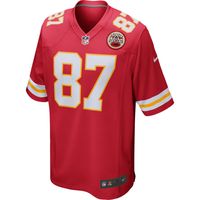 Men's Nike Travis Kelce Red Kansas City Chiefs Game Jersey