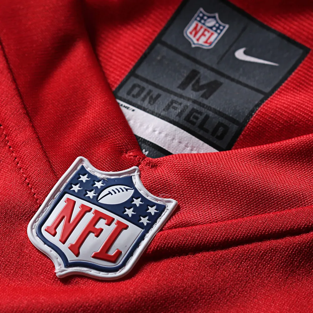 Men's Nike Travis Kelce Red Kansas City Chiefs Game Jersey Size: 4XL