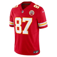 Nike Travis Kelce pour homme Rouge Kansas City Chiefs Vapor F.U.S.E. Maillot limité