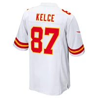 Maillot de match joueur Nike Travis Kelce pour hommes, blanc, Kansas City Chiefs