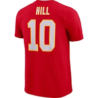 T-shirt Nike Tyreek Hill pour homme avec nom et numéro de fierté des Chiefs Kansas City